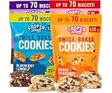 Cooper Street Twice Baked Biscotti Cookies, Variety Pack, 20 oz, 4ct | Twice Baked Italian Style Cookies, Peanut, Soy...