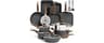 MAISON ARTS 17 Piece Pots and Pans Set, Induction Kitchen Cookware Sets | Black Granite Nonstick Pans Set for Cooking...