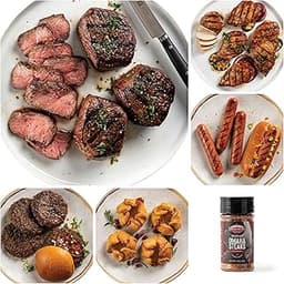 Omaha Steaks Freezer Filler, Gift-Ready or Stock Up, 25 items, 20 entrees - 4 Butcher's Cut Top Sirloins, 4 Air-Chill...