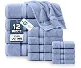 LANE LINEN Large Bath Towel Set Absorbent Quick Dry 100% Cotton - Allure | Towels for the Bath, Absorbent & Durable, ...