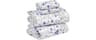 RUVANTI 100% Cotton Queen Sheets, Percale Queen Sheet Set, Sweet Pea | 4 Piece Set, 16" Deep Pocket, Crisp & Cooling,...