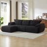 115" Boneless Sectional Sofa Cloud Couches for Living Room