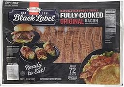 Hormel® Black Label Fully Cooked Bacon - 9.5oz 72 ct
