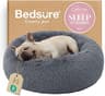Bedsure Calming Dog Bed Medium Size Dog Donut Washable Pet Bed,30ins Dark Grey