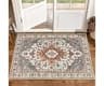 Tangsoo Oriental 2x3 Washable Rugs for Entryway, Non Slip Small Area Rug | Vintage Indoor Front Door Rug, Soft Low Pi...