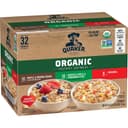 QUAKER Instant Oatmeal, USDA Organic, Non-GMO Project Verified, 3 Flavor Variety Pack, Individual Packets, 32 Count (...