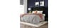 Allewie Queen Size Velvet Bed Frame/Vertical Channel Tufted Wingback Headboard/Upholstered Platform Bed/Strong Wooden...