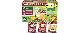 Mott's No Sugar Added Applesauce Variety Pack, 3 Flavors – Apple, Strawberry & Mixed Berry, Made from Real Fruit, No ...