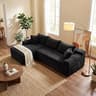 95" L-Shaped Cloud Sectional Couch, Left Facing Modular Compressed Boneless Sectional Sofa with Chaise Lounge, Plush ...