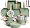 MAISON ARTS 17 Piece Pots and Pans Set Non Stick, Induction Cookware Sets