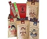 Righteous Felon Savory Beef Jerky Variety Gift Pack - Great Gifts for Men | Gluten Free, High Protein Healthy Snack |...