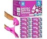 London Labs 4 Mil – Fuchsia Pink Nitrile Gloves – Disposable Latex Free & Powder Free– Chemical Resistant, Pink Rubbe...