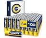 Allmax AA Maximum Power Alkaline Batteries (100 Count) – 1.5V | Double A • 10-Year Shelf Life • Leakproof Design • Ul...