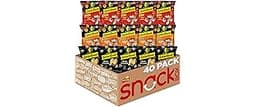 Smartfood Popcorn, White Cheddar and Flamin' Hot White Cheddar Variety Pack, 0.5 Ounce (Pack of 40)