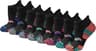 Saucony Women's RunDry Performance Heel Tab Athletic Socks, Available in S-L (8, 16, 24 Pairs)