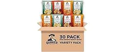 Quaker Rice Crisps, Gluten Free, 3 Flavor, Single Serve, 0.67, Savory Variety Pack, 20.1 Oz,Pack of 30