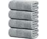 Tens Towels 4 Piece Extra Large Bath Towels 30 x 60 Inches, Cool Grey | 100% Cotton, Larger & Lighter Weight, Quicker...