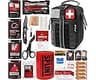 Survival First Aid Kit with Israeli Bandage, Chest Seal, Tourniquet, Splint, Tactical Military Combat Molle IFAK for ...