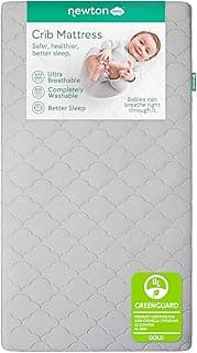 Newton Baby Waterproof Crib Mattress and Toddler Bed - Ultra-Breathable Proven to Reduce Suffocation Risk, Washable C...