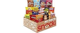 Frito-Lay Ultimate Snack Care Package, Variety Assortment of Chips, Cookies, Crackers & More, 3.39 Pounds, (Pack of 40)