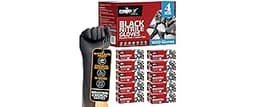 London Labs Black Nitrile Gloves Disposable Latex Free & Powder Free, 4 Mil Rubber Glove, Cleaning, Cooking, Mechanic...