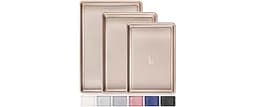HONGBAKE Baking Sheet Pan Set of 3, Cookie Sheets for Oven, Nonstick Half/Quarter/Jelly Roll Pans with Diamond Textur...