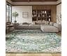 SAFAVIEH Area Rug 8x10 - Madison Collection - Large - Green & Turquoise, Boho Chic Medallion Distressed Design, Non-S...