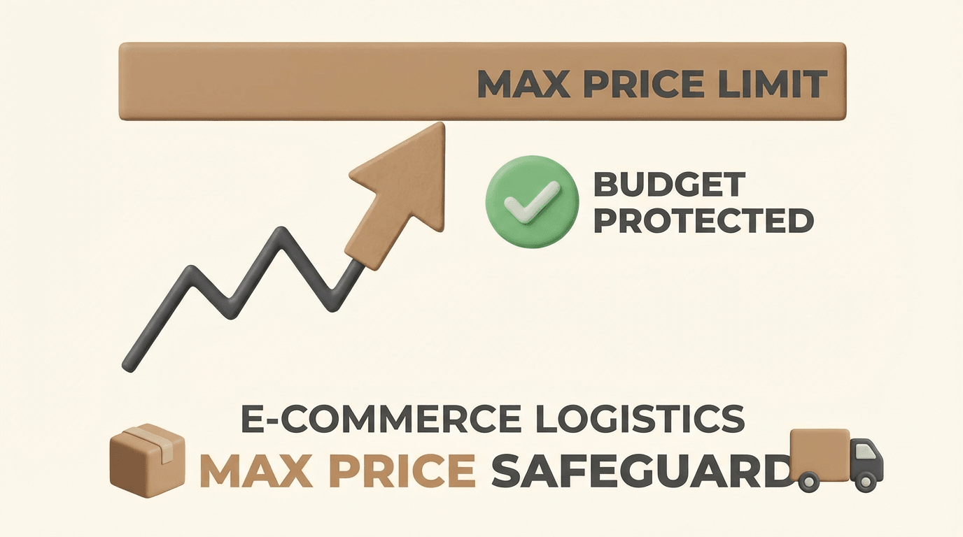 Max Price Limit safeguard protecting your budget from price spikes