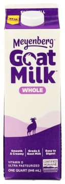 Meyenberg Goat Milk, Whole, Quart, 32 oz