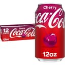 Coca-Cola Cherry Soda Soft Drink Cans, 12 fl oz, 12 Pack