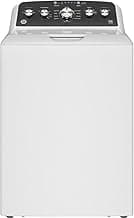 GE GTW485ASWWB 27 Inch Top Load Washer with 4.5 cu ft Capacity, Stainless Steel basket