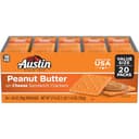 Austin Sandwich Crackers, Single Serve Snack Crackers, Office and Kids Snacks, Value Size, Peanut Butter on Cheese, 2...