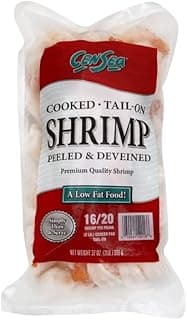 6/20 Cooked Mc Shrimp Tail On , 2 Pound