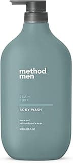 Method Men Body Wash, Sea and Surf Scent, Paraben and Phthalate Free, Quick-Lathering Cleansers, Cruelty Free, 28 oz