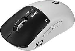 Logitech PRO X2 SUPERSTRIKE Lightspeed Wireless Gaming Mouse, Ultra-Fast Performance, Ultra Lightweight (61 g), Custo...