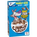 Cookie Crisp Chocolate Chip Cookie Breakfast Cereal, Family Size, 18.3 oz
