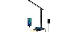 VAVOFO LED Desk Lamp with Fast Charger, USB Charging Port, Desk Light for Home Office with 5 Brightness Levels, Touch...