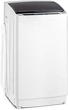 ROVSUN 17.8LBS Portable Washing Machine, Full-Automatic Electric Laundry Machine with Stainless Steel Drum, Compact W...