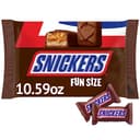 SNICKERS Original Chocolate Candy Bars Fun Size Snacks 10.59 oz Bag