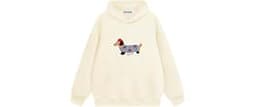 Aelfric Eden Cartoon Dog Hoodie Couple Hooded Sweatshirt Long Sleeve Pullover Oversized Hoodies 2026 Outfits