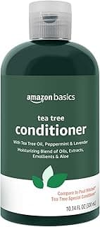 Amazon Basics Tea Tree Conditioner with Peppermint and Lavender, 10.14 Fl Oz, Pack of 1