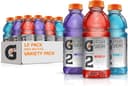 Gatorade G2 Thirst Quencher Sports Drink, Variety Pack, 20oz Bottles, 12 Pack, Electrolytes for Rehydration