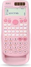 Scientific Calculators,IPEROT Pink Solar Scientific Calculator 417Function