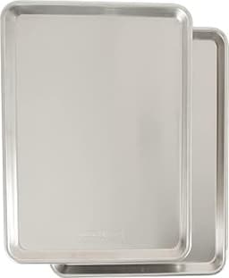Nordic Ware Naturals Half Sheet - USA Made Aluminum Commercial Quality Sheet Pan for Baking or Roasting, Encapsulated...