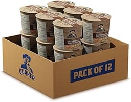 Instant Quaker Oatmeal Maple & Brown Sugar 48g (Pack of 12)
