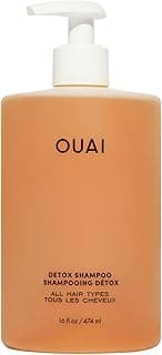 OUAI Detox Shampoo - Clarifying Shampoo for Build Up, Dirt, Oil, Product and Hard Water - Apple Cider Vinegar & Kerat...