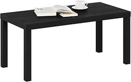 Furinno CLASSIC Coffee Table, Modern Rectangle Coffee Table with 1.8" Triple Thick Tabletop, Side Table, Toolless Ass...