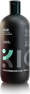 Kick Mens Shampoo - Peppermint & Tea Tree for Oil Control - Sulfate-Free, Refreshing Formula - Anti-Dandruff and Scal...