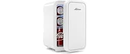 BEICHEN Mini Fridge,6 Liter / 8 Can Small Fridge for Bedroom, Car, Office & Dorm, 110V AC/DC Portable Thermoelectric ...