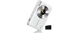 Camkory Digital Camera for Kids and Starters, FHD 1080P 44MP Point and Shoot Camera with 32GB Micro Card 16X Zoom Ant...